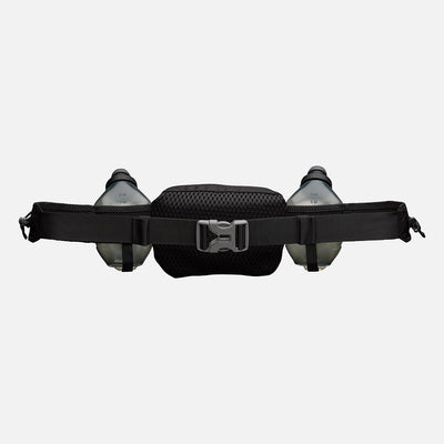 color:Black/Reflective Silver||seo:Nathan TrailMix Plus Hydration Belt 3.0 - Black/Reflective Silver - Front View