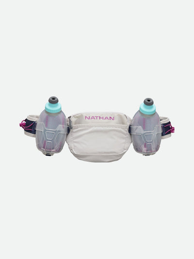 color:Vapor Grey/Magenta||view:sku image primary||seo:Nathan TrailMix Plus Insulated Hydration Belt 3.0 - Vapor Grey/Magenta - Hero