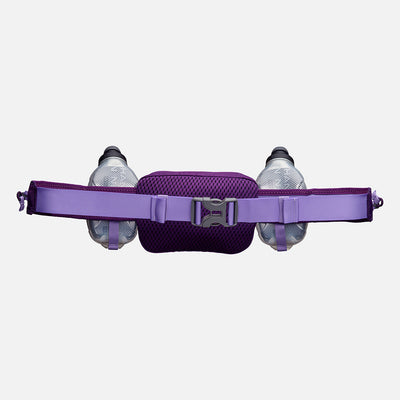 color:Imperial Purple/Paisley Purple||seo:Nathan TrailMix Plus Insulated Hydration Waist Belt 3.0 - Imperial Purple/Paisley Purple - Front of Belt