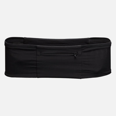 ccolor:Black||seo: Nathan Zipster Max Training Waist Belt - Black - Back of Belt