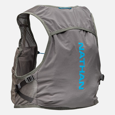 color:Charcoal/Electric Blue||view:sku image primary||seo:Nathan Pinnacle Breeze 4 Liter Unisex Hydration Race Vest - Charcoal/Electric Blue - Back of Pack