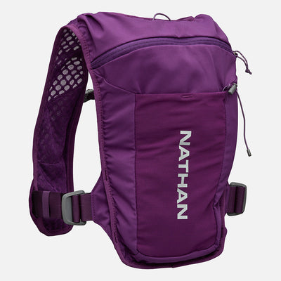color:Imperial Purple/Reflective Silver||view:sku image primary||seo:Nathan QuickStart 3.0 4 Liter Hydration Pack - Imperial Purple/Reflective Silver - Back View