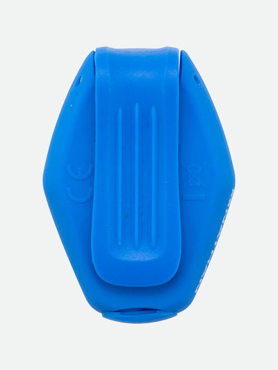 color:Blue Jewel||seo:Nathan HyperBrite RX Strobe Rechargeable LED Clip Light - Blue - Back Angle