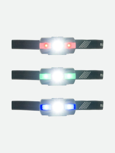 Nathan Neutron Fire RX 2.0 Runner's Headlamp – Charcoal - RGB Lights On