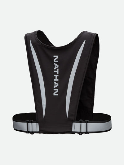 Nathan Hypernight Reflective Stash Vest – Black – Back View
