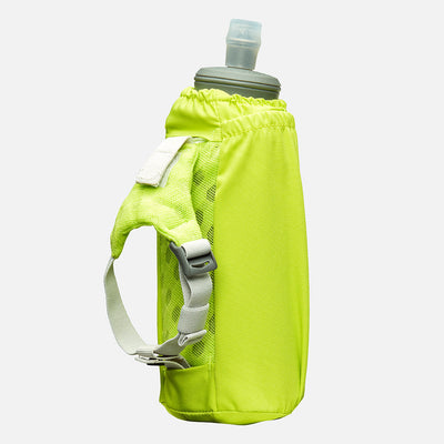 color:Finish Lime/Reflective Silver||view:sku image back||seo:Nathan Pinnacle Soft 18oz Flask Insulated Handheld - Finish Lime/Reflective Silver - Back View