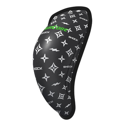 AirCore™ Protective Athletic Cup - Black/White Lux - Front View