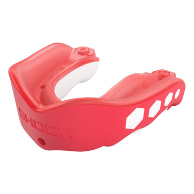 Shock Doctor Gel Max Flavor Fusion Mouthguard - Lemontensity Flavor - Front Left Angle View