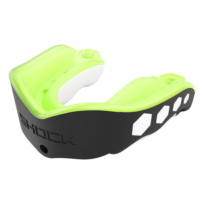 Shock Doctor Gel Max Flavor Fusion Mouthguard - Lemontensity Flavor - Front Left Angle View