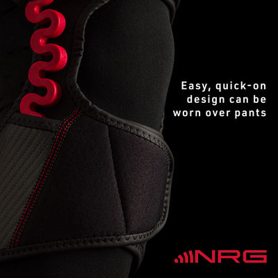 Easy, quick-on design can be worn over pants