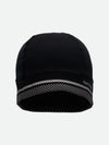 Nathan HyperNight Reflective Safety Beanie - Black - Front View
