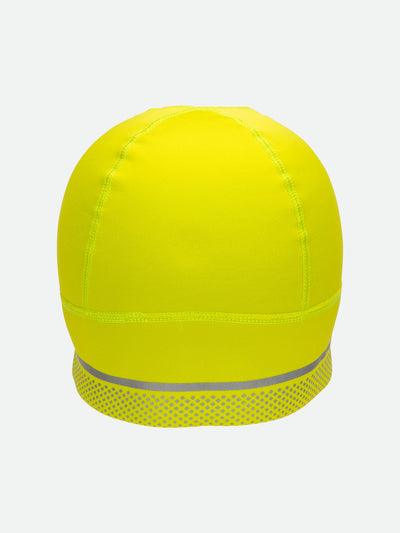 Nathan HyperNight Reflective Safety Beanie - Hi Vis Yellow - Back View