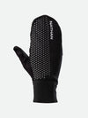 Nathan HyperNight Reflective Convertible Mitts - Black - Back of Hand View