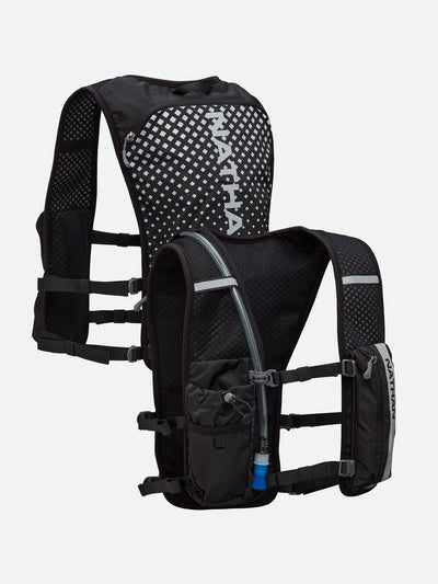 Nathan Hypernight QuickStart 2.0 4 Liter Hydration Pack - Black - Front  and Back View