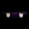 color:Imperial Purple/Paisley Purple||seo:Nathan TrailMix Plus Insulated Hydration Waist Belt 3.0 - Imperial Purple/Paisley Purple - Back of Belt - Reflective Detail View
