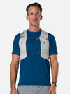 color:Vapor Grey||view:sku image back||seo:Nathan Pinnacle FeatherLite 1.5 Liter Unisex Hydration Vest - Vapor Grey -  Male Runner Front View