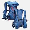 color:Periwinkle/Estate Blue||seo:Nathan TrailMix 2.0 12 Liter Unisex Hydration Pack - Periwinkle/Estate Blue - Front & Back of Pack