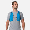 color:Electric Blue/Reflective Silver||view:sku image back||seo:Nathan Pinnacle Breeze 4 Liter Unisex Hydration Race Vest - Electric Blue/Reflective Silver - Male Runner Front View