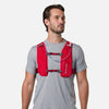 color:Ribbon Red/Reflective Silver||view:sku image back||seo:Nathan QuickStart 3.0 6 Liter Hydration Pack - Ribbon Red/Reflective Silver - On Model - Front View