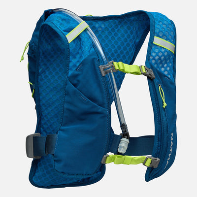 color:Sailor Blue/Reflective Silver||seo:Nathan QuickStart 3.0 6 Liter Hydration Pack - Sailor Blue/Reflective Silver - Front View