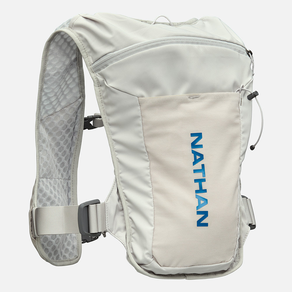 color:Vapor Grey/Deep Blue||view:sku image primary||seo:Nathan QuickStart 3.0 4 Liter Hydration Pack - Vapor Grey/Deep Blue - Back View