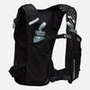 color:Black/Reflective Silver||seo:Nathan QuickStart 3.0 4 Liter Soft Flask Hydration Pack - Black/Reflective Silver - Front View