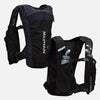 color:Black/Reflective Silver||seo:Nathan QuickStart 3.0 4 Liter Soft Flask Hydration Pack - Black/Reflective Silver - Front & Back of Pack