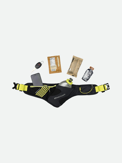 color:Black||view:sku image back||seo:Nathan Peak Hydration Waist Pack - Black - Open  - Running Essentials Shown