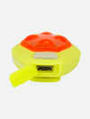color:Safety Yellow||seo:Nathan HyperBrite RX Strobe Rechargeable LED Clip Light - Safety Yellow - Detail Shot with Charging Port Open