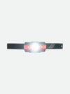 Nathan Neutron Fire RX 2.0 Runner's Headlamp – Charcoal - Headlamp Front View – Red Light On