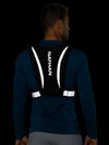 Nathan Hypernight Reflective Stash Vest – Black – On Model – Back Reflective View