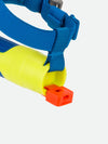 Nathan Polaris 200R Runner’s Hand Torch – Safety Yellow/Blue – Detail View - Safety Whistle