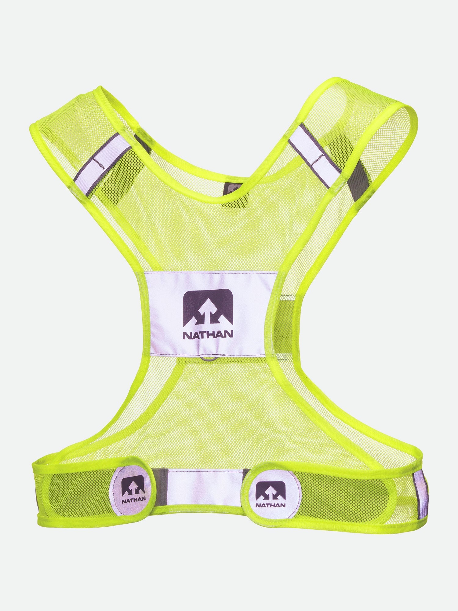 color:Safety Yellow||seo:Nathan Streak Reflective Vest - Front View