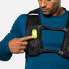 color:Safety Yellow||seo:Nathan StrobeLight 2.0 Safety LED Light Clip - Safety Yellow - On Model - Turning On StrobeLight