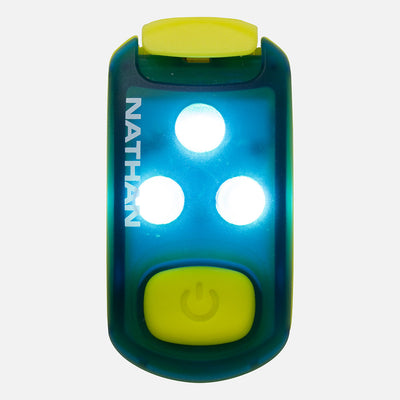 color:Deep Blue||view:sku image primary||seo:Nathan StrobeLight 2.0 Safety LED Light Clip - Deep Blue - Front View