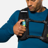 color:Deep Blue||view:sku image back||seo:Nathan StrobeLight 2.0 Safety LED Light Clip - Deep Blue - On Model - Clipping On StrobeLight to Hydration Vest