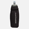 color:Black/Reflective Silver||view:sku image primary||seo:Nathan Pinnacle Soft 14oz Flask Handheld  - Black/Reflective Silver - Front Hero View