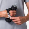 color:Black/Reflective Silver||seo:Nathan Pinnacle Soft 14oz Flask Handheld  - Black/Reflective Silver - Model Tightening Strap for Better Fit