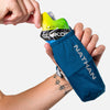 color:Sailor Blue/Reflective Silver||seo:Nathan Pinnacle Soft 14oz Flask Handheld  - Sailor Blue/Reflective Silver - Model Pulling Glukos Energy Liquid Gel (Lemon Lime Flavor ) from Pouch