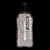 color:Black/Reflective Silver||seo:Nathan SpeedDraw 2 Insulated 12oz Handheld Flask - Black/Reflective Silver - Detail View of Reflective Highlights on 18oz Insulated Flask