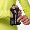 color:Black/Reflective Silver||seo:Nathan SpeedDraw 2 12oz Flask - Black/Reflective Silver - Model Tightening Strap for Better Fit