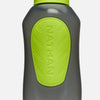 color:Deep Teal/Reflective Silver||seo:Nathan SpeedDraw 2 12oz Handheld Flask  - Deep Teal/Reflective Silver - Detail View of Flask Bottle