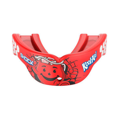 Shock Doctor Kool Aid Gel Max Power Flavor Fusion Mouthguard - Cherry Flavor - Front View
