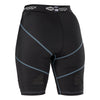 Shock Doctor Women's Compression Hockey Short with Pelvic Protector - Black - Back View