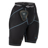 Shock Doctor Women's Compression Hockey Short with Pelvic Protector - Black - Front View