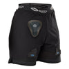 Shock Doctor Women's Loose Hockey Short with Pelvic Protector - Black  - Front View