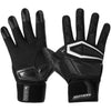Cutters Sports Force 4.0 Black Lineman Football Gloves - Ideal For 7v7, Youth, High School, and Collegiate Play