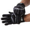 Cutters Game Day Black Topo Football Receiver Gloves - Player Tightening Strap