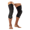 McDavid HEX® Force Leg Sleeves/Pair - Black - Front Angle - On Model