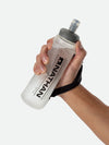 Nathan ExoShot Lite 14oz Hydration Handheld - Runner Gripping Handheld Through Strap